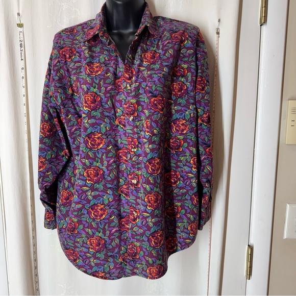 Vintage Women's Gitano Rose Shirt - Picture 1 of 9